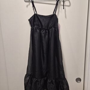 Wild Fable Black Midi Dress